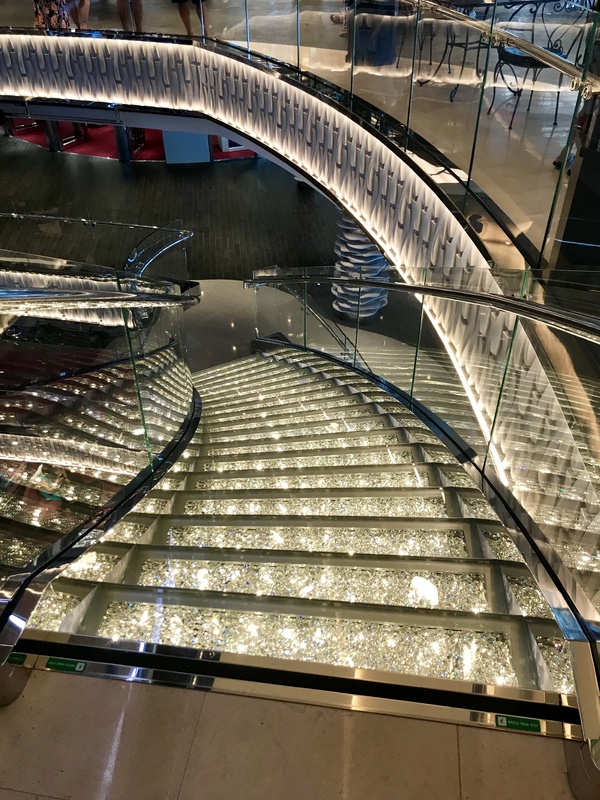 Swarovski stairs